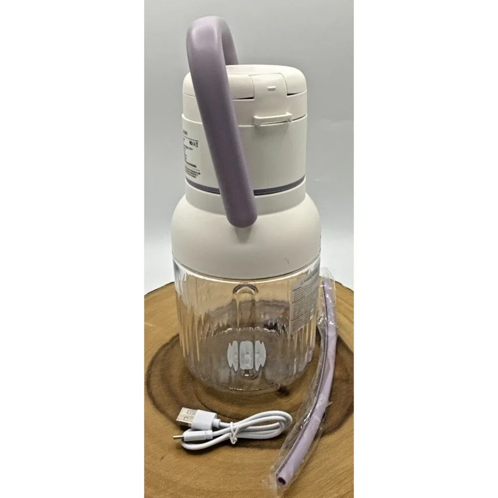 ZHENMI Portable Blender, Personal Blender for Smoothies/Shakes Cordless Purple